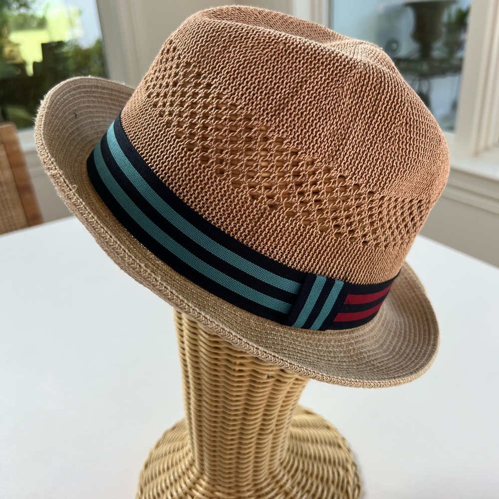 Bailey Of Hollywood Tan and Black Fedora Hat
